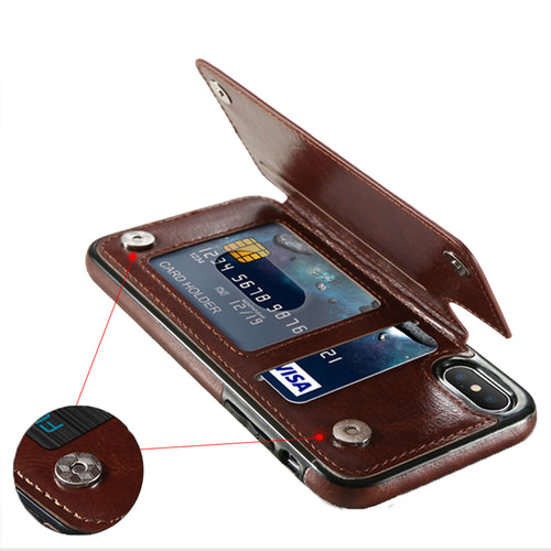 Wallet Case Card Holder Cover For iPhone X 10 8 7 6 6s Plus - aliexpress.ma