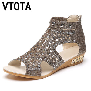 VTOTA Sandals Women Sandalia Feminina 2017 Casual Rome Summer Shoes Fashion Rivet Gladiator Sandals Women Sandalia Mujer B67 - aliexpress.ma