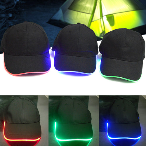 Led Baseball Cap, Night Fishing Light, Glow In The Dark Hip Hop Fashion Hat - aliexpress.ma