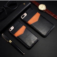 Vertical Flip Card Holder Leather Case For iPhone 6 6s 7 Plus Retro Cover Bag Wallet - aliexpress.ma