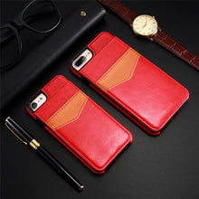 Vertical Flip Card Holder Leather Case For iPhone 6 6s 7 Plus Retro Cover Bag Wallet - aliexpress.ma