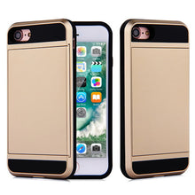 Armor Case For IPhone 6 6S 7 8 Plus Coque Luxury Slider Card Holder Wallet Phone Cover For Iphone - aliexpress.ma
