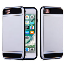 Armor Case For IPhone 6 6S 7 8 Plus Coque Luxury Slider Card Holder Wallet Phone Cover For Iphone - aliexpress.ma