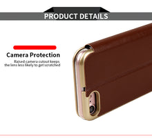 Leather Case Magnetic Flip Wallet for iphone 6 6s plus 7 7 plus 8 8 plus PU Leather Cover - aliexpress.ma