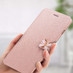 i6 6s Case Leather bow knot Wallet Magnetic Flip Case For iPhone SE 6 6S Plus 7 7 Plus 8 8 Plus Bling Diamond Cases Coque fundas - aliexpress.ma