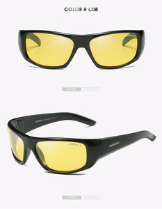 DUBERY Polarized Sunglasses Men's Aviator Driver Shades Male Sun Glasses For Men Night Vision Luxury Brand Designer Oculos - aliexpress.ma