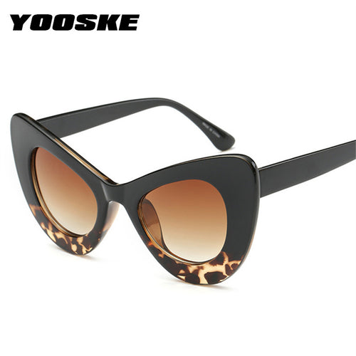 YOOSKE Kurt Cobain Glasses Women Cat Eye Sunglasses Clout Goggles Ladies Oversized Butterfly Sun Glasses Female UV400 - aliexpress.ma