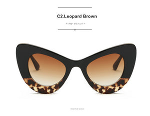 YOOSKE Kurt Cobain Glasses Women Cat Eye Sunglasses Clout Goggles Ladies Oversized Butterfly Sun Glasses Female UV400 - aliexpress.ma