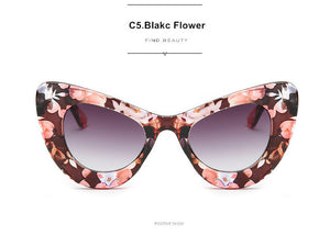 YOOSKE Kurt Cobain Glasses Women Cat Eye Sunglasses Clout Goggles Ladies Oversized Butterfly Sun Glasses Female UV400 - aliexpress.ma