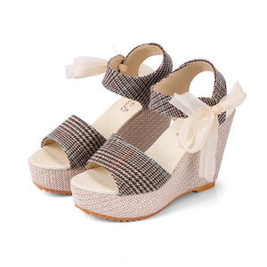 New Arrival Ladies Shoes Women Sandals Summer Open Toe Fish Head Fashion Platform High Heels Wedge Sandals Female Shoes Women - aliexpress.ma