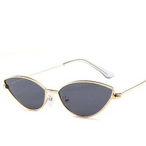 Cute Sexy Ladies Cat Eye Sunglasses Women Metal Frame 2018 Fashion Vintage Gradient Sun Glasses For Female UV400 Shades - aliexpress.ma