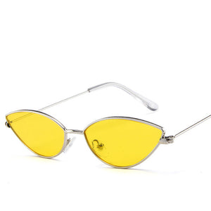 Cute Sexy Ladies Cat Eye Sunglasses Women Metal Frame 2018 Fashion Vintage Gradient Sun Glasses For Female UV400 Shades - aliexpress.ma