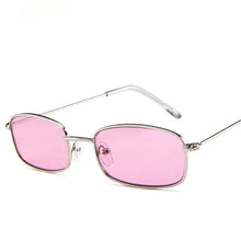 2018 New Small Rectangle Retro Sunglasses Men Brand Designer Red Metal Frame Clear Lens Sun Glasses Women Unisex UV400 - aliexpress.ma