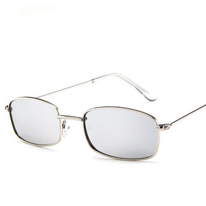 2018 New Small Rectangle Retro Sunglasses Men Brand Designer Red Metal Frame Clear Lens Sun Glasses Women Unisex UV400 - aliexpress.ma