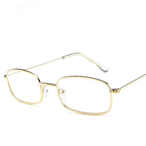2018 New Small Rectangle Retro Sunglasses Men Brand Designer Red Metal Frame Clear Lens Sun Glasses Women Unisex UV400 - aliexpress.ma