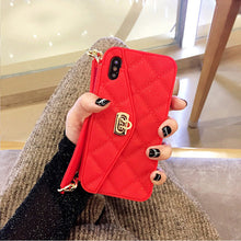 KASONPAI Luxury Fashion Soft Silicone Wallet Case For iPhone X 8 7 6S 6 Plus Card Slot Handbag Purse Phone Cover With Long Chain - aliexpress.ma