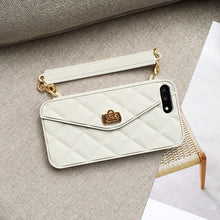 KASONPAI Luxury Fashion Soft Silicone Wallet Case For iPhone X 8 7 6S 6 Plus Card Slot Handbag Purse Phone Cover With Long Chain - aliexpress.ma