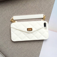 KASONPAI Luxury Fashion Soft Silicone Wallet Case For iPhone X 8 7 6S 6 Plus Card Slot Handbag Purse Phone Cover With Long Chain - aliexpress.ma