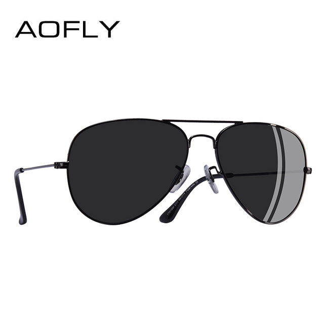 AOFLY BRAND DESIGN Pilot Polarized Sunglasses Men Women Metal Frame Male Sun Glasses Unisex Eyewear Gafas De Sol AF8090 - aliexpress.ma