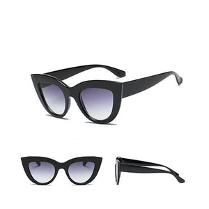 2018 New Women Cat Eye Sunglasses Matt Black Brand Designer Cat eyes Sun glasses For Female clout goggles UV400 - aliexpress.ma