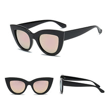 2018 New Women Cat Eye Sunglasses Matt Black Brand Designer Cat eyes Sun glasses For Female clout goggles UV400 - aliexpress.ma