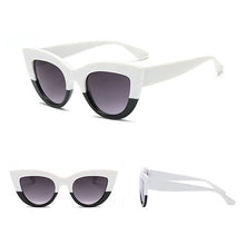2018 New Women Cat Eye Sunglasses Matt Black Brand Designer Cat eyes Sun glasses For Female clout goggles UV400 - aliexpress.ma