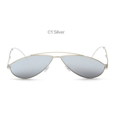 YOOSKE Cat Eye Sunglasses 2018 Women Vintage Small Metal Sun Glasses Ladies Oval Cateyes Glasses Men UV400 - aliexpress.ma