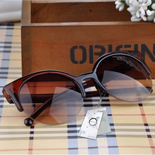 car styling Cat Eye Sunglasses Women Vintage Semi-Rimless Sun Glasses Inspired Round Circle Driver Goggles - aliexpress.ma