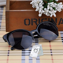 car styling Cat Eye Sunglasses Women Vintage Semi-Rimless Sun Glasses Inspired Round Circle Driver Goggles - aliexpress.ma