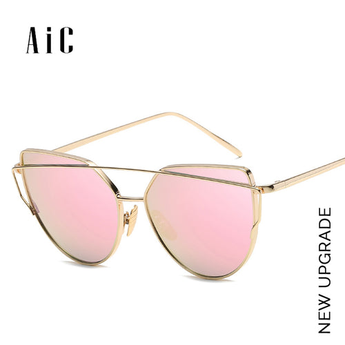AiC Sunglasses Women 2018New Cat eye Sun glasses Brand Designer Mirror Glasses for Ladies Female,lunette de soleil femme,okulary - aliexpress.ma