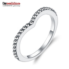 LZESHIN 100% 925 Sterling Silver Water Droplet Clear CZ Finger Rings for Women Wedding Engagement Rings Silver Jewelry Anillo - aliexpress.ma