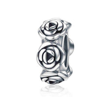WOSTU Real 925 Sterling Silver 9 Styles Heart & Clear CZ Spacer Stopper Beads fit Wostu original Charm Bracelet Jewelry CQC593 - aliexpress.ma