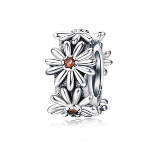 WOSTU Real 925 Sterling Silver 9 Styles Heart & Clear CZ Spacer Stopper Beads fit Wostu original Charm Bracelet Jewelry CQC593 - aliexpress.ma