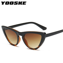 YOOSKE 2018 90s Cat Eye Sunglasses Women Mirror Trendy Cateye Sun Glasses for Ladies Black Pink Red Yellow Sunglasses UV400 - aliexpress.ma