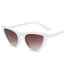 YOOSKE 2018 90s Cat Eye Sunglasses Women Mirror Trendy Cateye Sun Glasses for Ladies Black Pink Red Yellow Sunglasses UV400 - aliexpress.ma