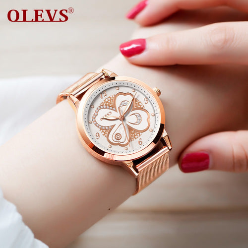 Rose Watch For Women, Luxury Crystal Female Wrist Watch - aliexpress.ma