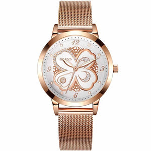 Rose Watch For Women, Luxury Crystal Female Wrist Watch - aliexpress.ma