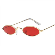 YOOSKE Small Oval Sunglasses Men Male Retro Metal Frame Yellow Red Vintage Tiny Round Skinny Sun Glasses for Women - aliexpress.ma