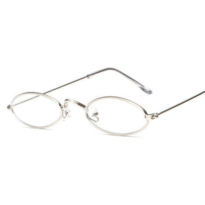 YOOSKE Small Oval Sunglasses Men Male Retro Metal Frame Yellow Red Vintage Tiny Round Skinny Sun Glasses for Women - aliexpress.ma