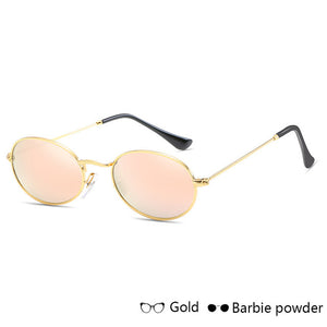 WISH CLUB Fashion Women Sunglasses Famous Oval Sun Glasses Luxury Brand Metal Round Rays Frames Black Small Cheap Eyewear Oculos - aliexpress.ma