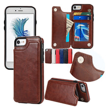 PU Leather Wallet Case For iPhone 6 6S 7 8 X Multi Card Holders - aliexpress.ma