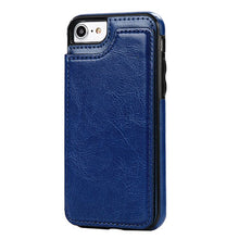 PU Leather Wallet Case For iPhone 6 6S 7 8 X Multi Card Holders - aliexpress.ma