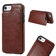 PU Leather Wallet Case For iPhone 6 6S 7 8 X Multi Card Holders - aliexpress.ma