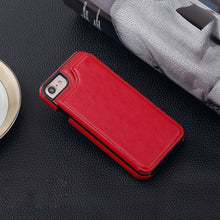 PU Leather Wallet Case For iPhone 6 6S 7 8 X Multi Card Holders - aliexpress.ma