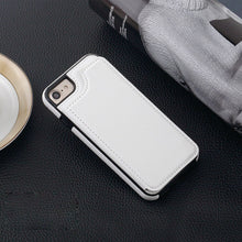 PU Leather Wallet Case For iPhone 6 6S 7 8 X Multi Card Holders - aliexpress.ma