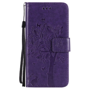 Tree Painted Retro Magnetic Wallet Flip Cover Case for iPhone X 8 7 6 6S Plus 5 5S SE 5SE PU Leather Stand Phone Cover Coque - aliexpress.ma